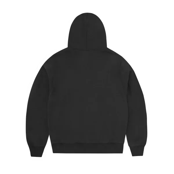 Felpa con cappuccio zip Corteiz Lion Varsity Nera