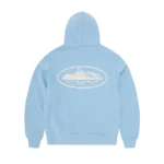 Felpa con zip Corteiz Island Puff Print [AZZURRO]