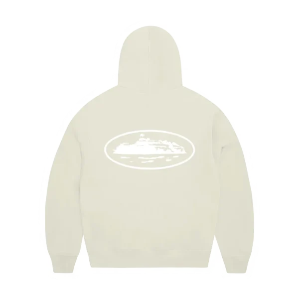 Felpa con zip up Corteiz Island Puff Print