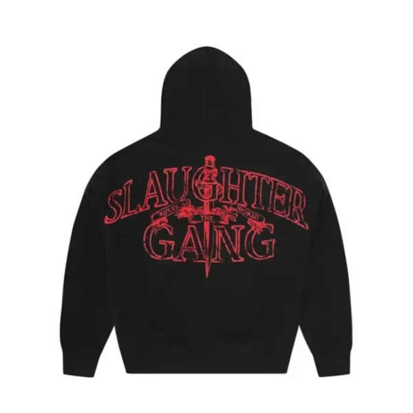 Felpa con zip Corteiz x Slaughter Gang 21 Savage