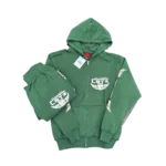 Tuta con Zip Corteiz Gasolina Verde Scuro