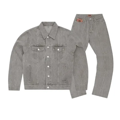 Tuta Corteiz Denim Alcatraz Grigia