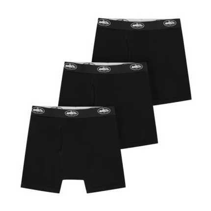 Boxer Corteiz Alcatraz Neri [Confezione da 3]