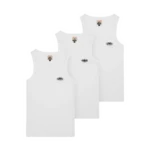 Confezione 3 Corteiz Hmp Essentials Canotta Bianca