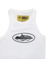 Corteiz Alcatraz Canotta Donna Bianca