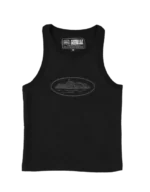 Corteiz Guerillaz Canotta Donna Nero Triplo