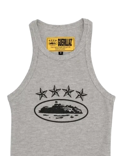 Corteiz 4Starz Alcatraz Canotta Donna Grigia