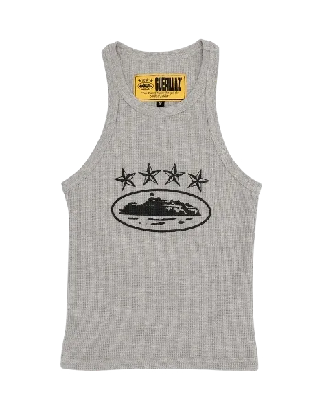 Corteiz 4Starz Alcatraz Canotta Donna Grigia