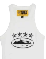 Corteiz 4Starz Alcatraz Canotta Donna Bianca