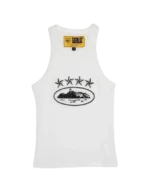 Corteiz 4Starz Alcatraz Canotta Donna Bianca