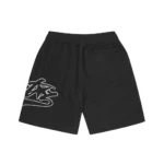 Pantaloncini Corteiz Woosh in Rete [Neri]