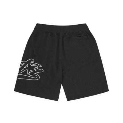 Pantaloncini Corteiz Woosh in Rete [Neri]