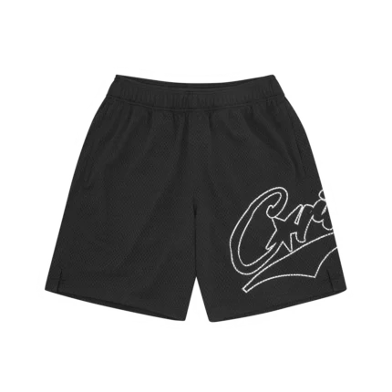 Pantaloncini Corteiz Woosh in Rete [Neri]