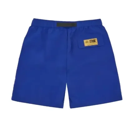 Pantaloncini Corteiz in Nylon Blu