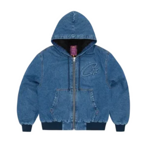 Giacca da lavoro in denim Corteiz C-Star blu