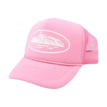 Cappello Trucker Corteiz Alcatraz Rosa