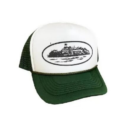 Cappello Trucker Corteiz Alcatraz Verde