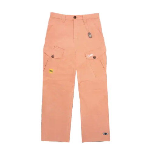 Pantaloni cargo Corteiz Storm salmone