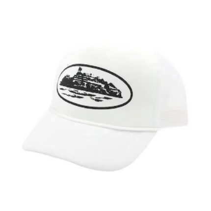 Cappello Trucker Corteiz Alcatraz Bianco