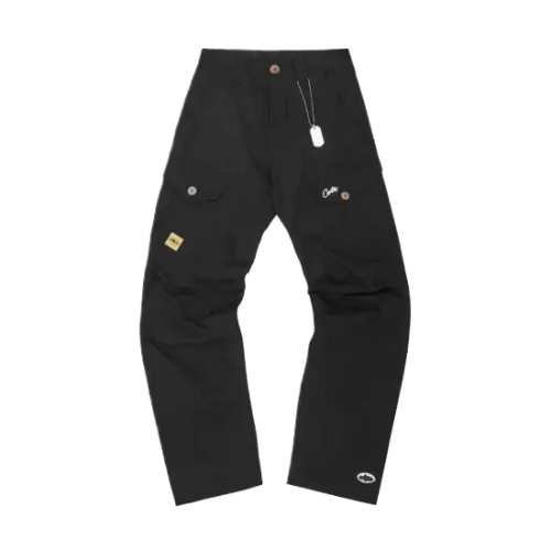 Pantaloni cargo Corteiz Storm neri