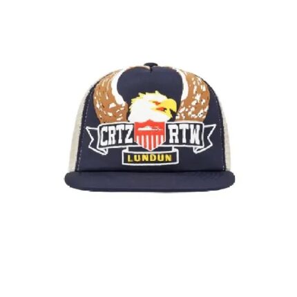 Cappello Trucker Corteiz Dipset Blu Navy