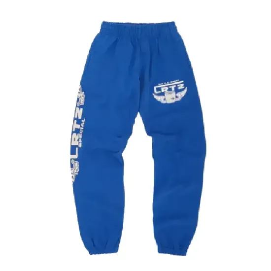 Pantaloni tuta Corteiz Gasolina blu reale
