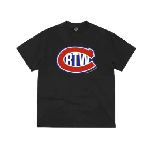 Maglietta Corteiz C in Rtw nera