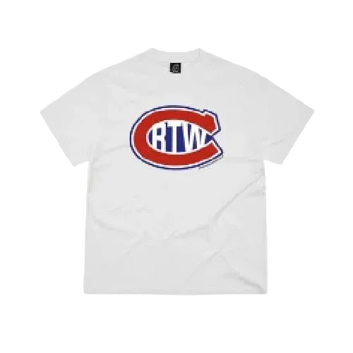 Maglietta Corteiz C in Rtw bianca