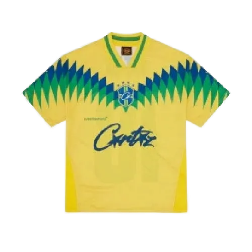 Maglia da calcio Corteiz Club RTW gialla