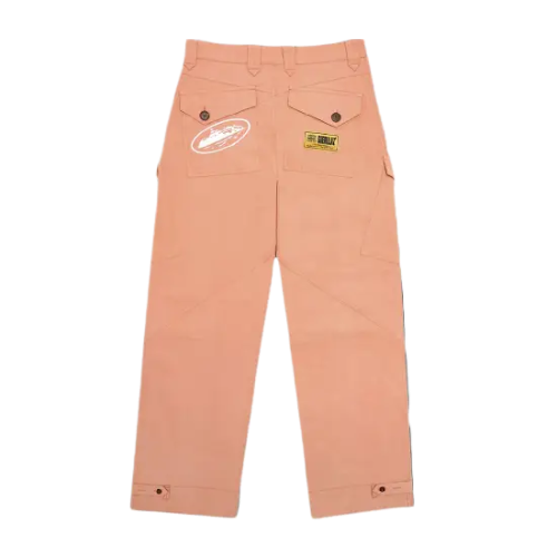 Pantaloni cargo Corteiz Storm salmone