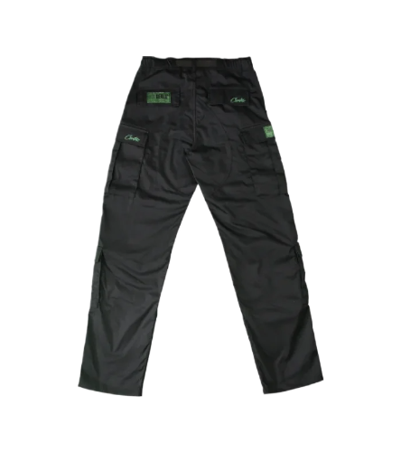 Pantaloni cargo Corteiz Mula Guerillaz neri