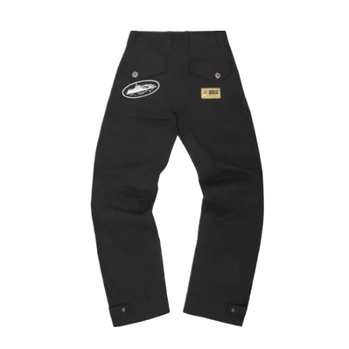 Pantaloni cargo Corteiz Storm neri