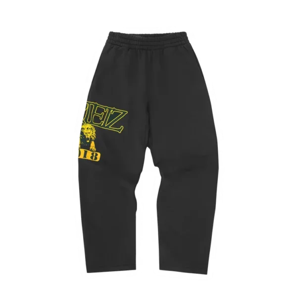 Pantaloni aperti Varsity Leone neri