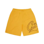 Pantaloncini Corteiz Woosh in Rete [Gialli]