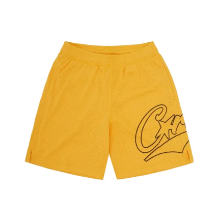 Pantaloncini Corteiz Woosh in Rete [Gialli]