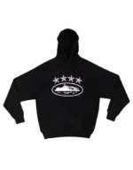 Felpa con cappuccio Corteiz 4Starz Alcatraz Nera