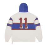 Corteiz Felpa con Cappuccio Winger Rugby Avorio