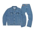 Corteiz Tuta in Denim Alcatraz Blu