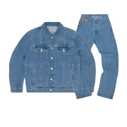 Corteiz Tuta in Denim Alcatraz Blu