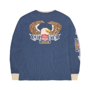Felpa Corteiz Dipset Eagle blu reale