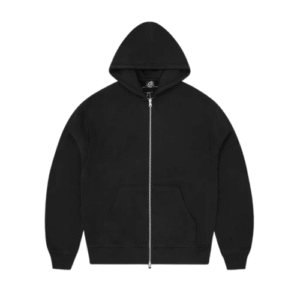 Felpa con Zip e Cuciture Lundun Nera