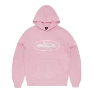 Felpa con cappuccio Corteiz Alcatraz Rosa Baby